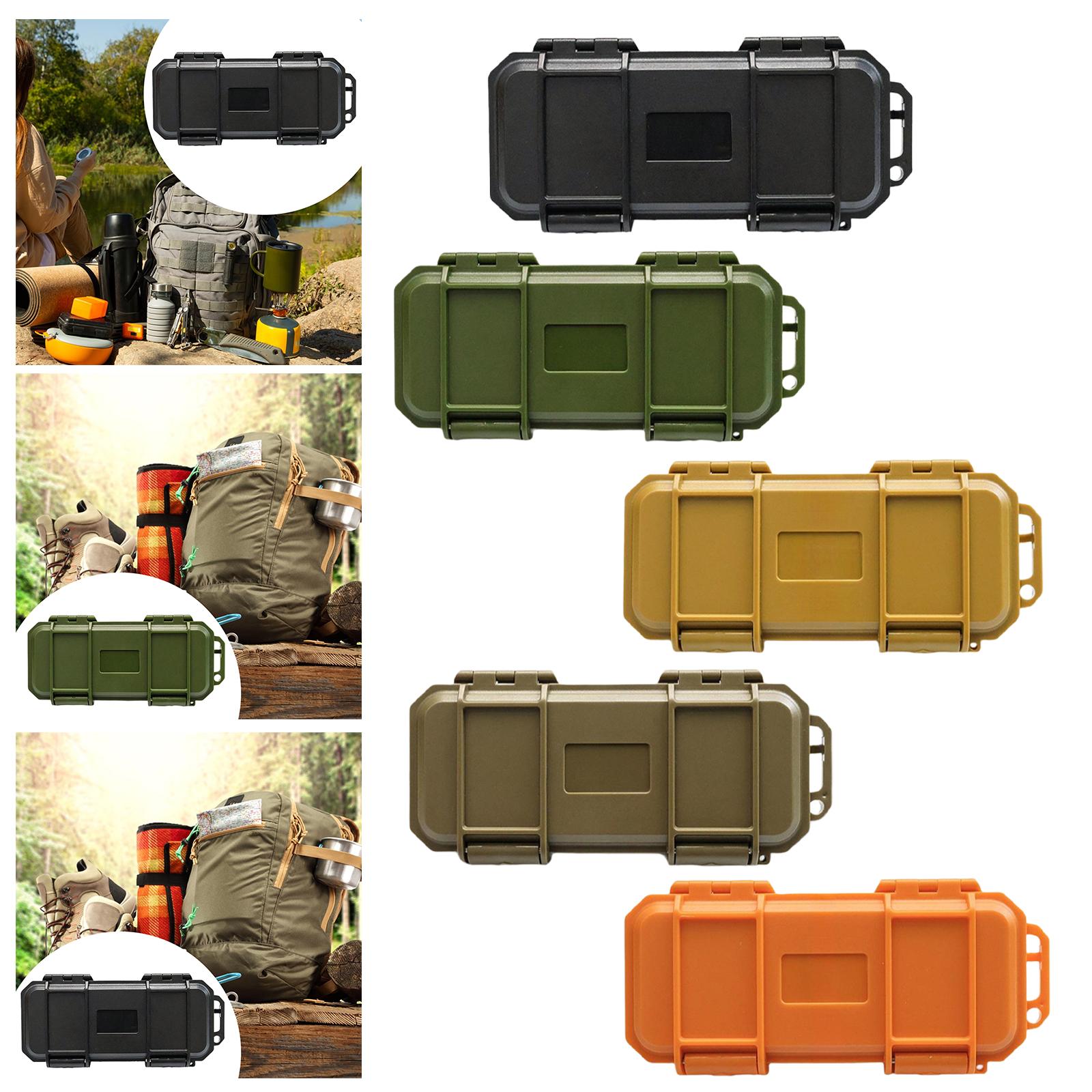 Edc Carry Box - 毎日の持ち運びツール収納ボックス防水小型電子機器用多機能保護ナイフケース耐衝撃