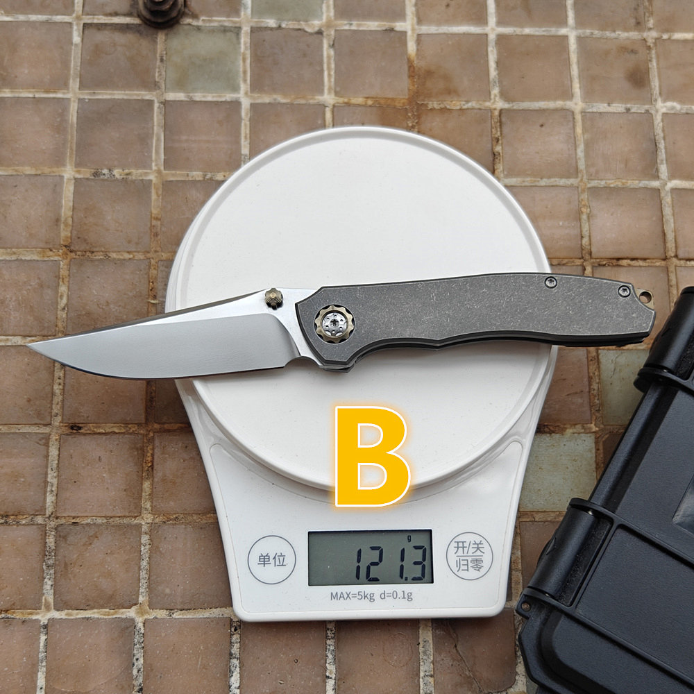 Pocket Knife Ceramic - Kody Eutsler DUK JUFULE 製チタンハンドル 154