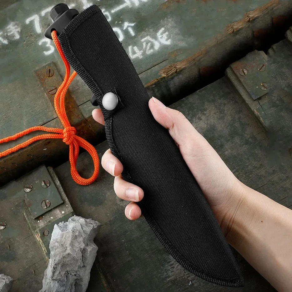 Edc Concealed Carry Knife - アウトドアEDC固定刃高硬度ストレートナイフ多目的キャンプ・サバイバルツール（ジャケットに装着可能）