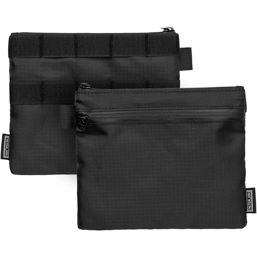 Edc Concealed Carry Bag - TACTICAL GEEK A14 スリム EDC ポーチ、ポータブルユーティリティキャリーオーガナイザー、防水小型ナイロンバッグ、軽量デイリーオーガナイザー