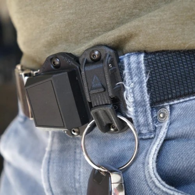 Edc Deep Carry - 多機能バックパックベルトクリップ高耐久ホルダーフックキーホルダーベルト用レスキューサバイバルアウトドアキャンプハイキング用