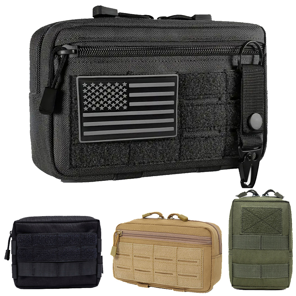 Edc Concealed Carry Bag - MOLLE タクティカル EDC ウエストポーチ コンパクトユーティリティベルトバッグ 電話ホルダー