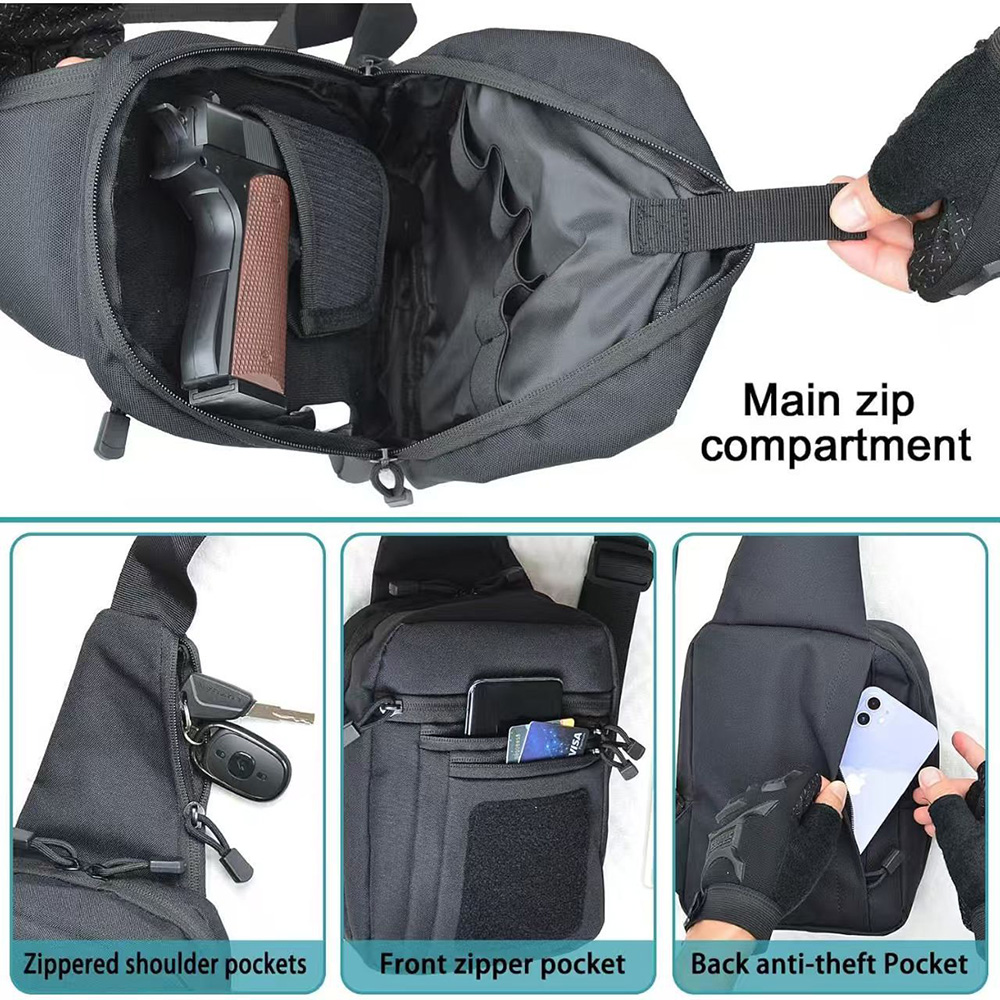 男女兼用バッグ - EDC ショルダーバッグ タクティカル  - Edc Concealed Carry Bag のレビューと価格