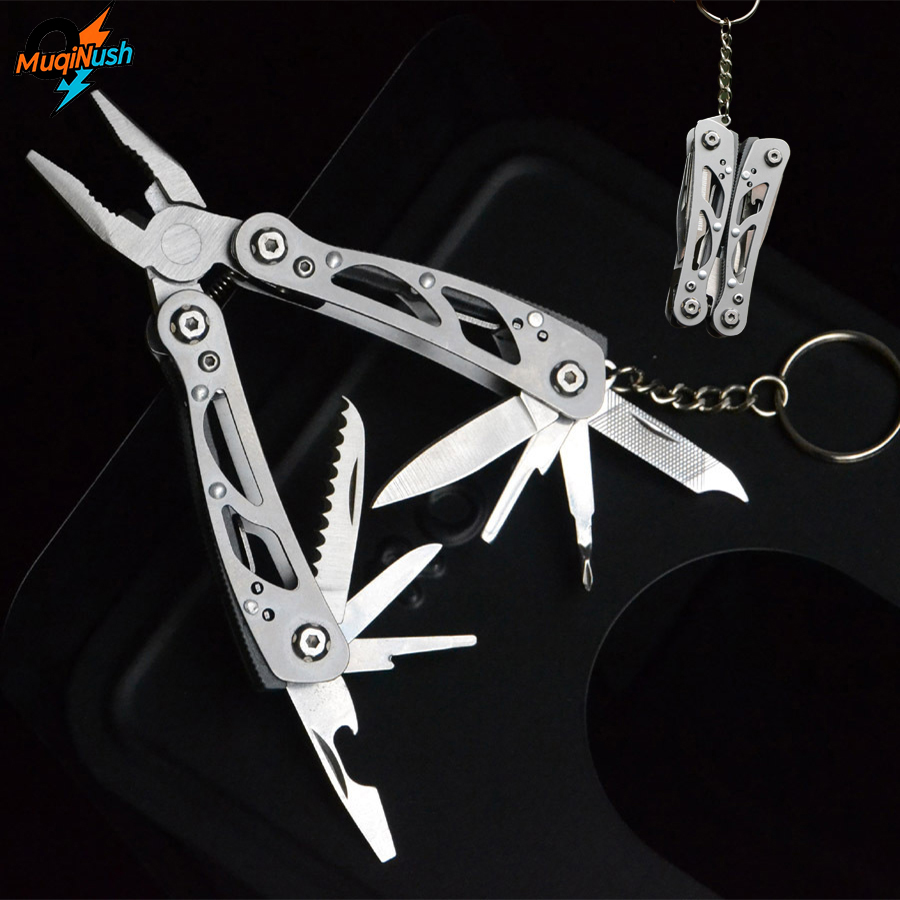 MuqiNush 12 in 1 ミニキーホルダーマルチツー - Edc Carry Pliers のレビューと価格