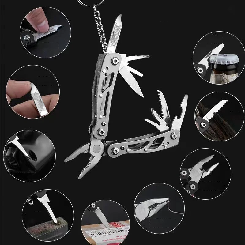MuqiNush 12 in 1 ミニキーホルダーマルチツー - Edc Carry Pliers のレビューと価格