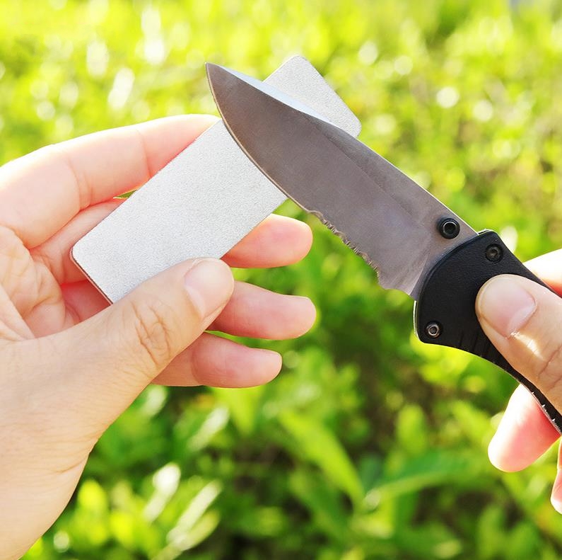 30 個ミニ両面シャープナーナイフセラミック砥石包丁研ぎプロ - Pocket Knife Ceramic のレビューと価格