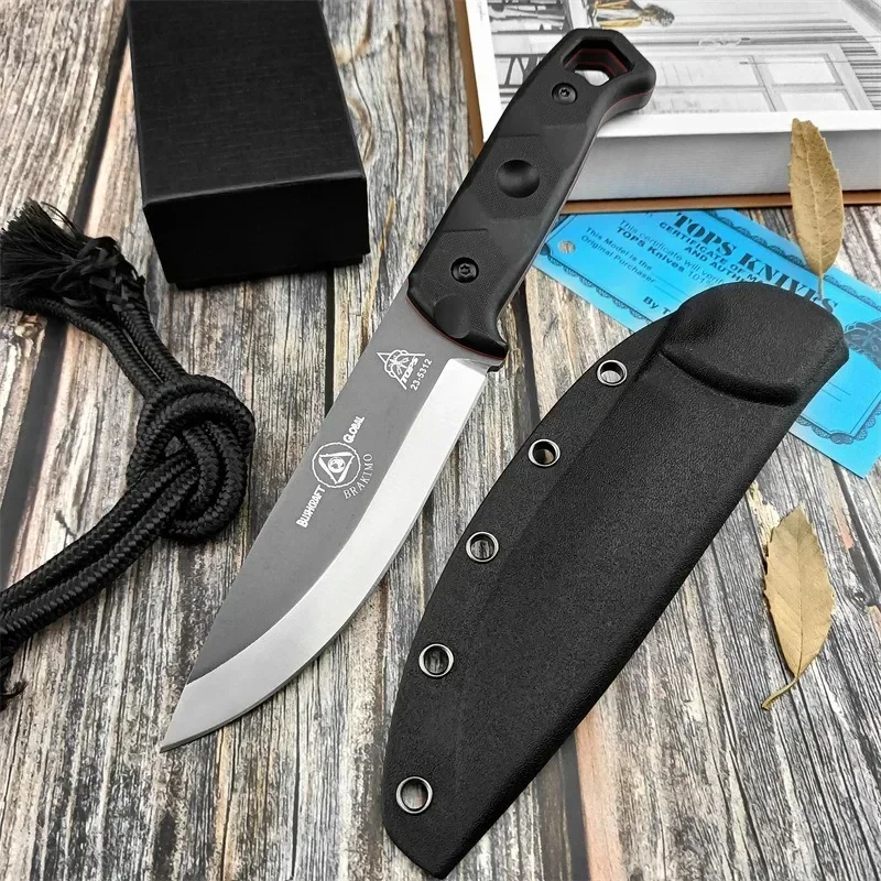 ポータブル D2 鋼固定刃アウトドアサバイバルナイフナイロン - Edc Concealed Carry Knife のレビューと価格