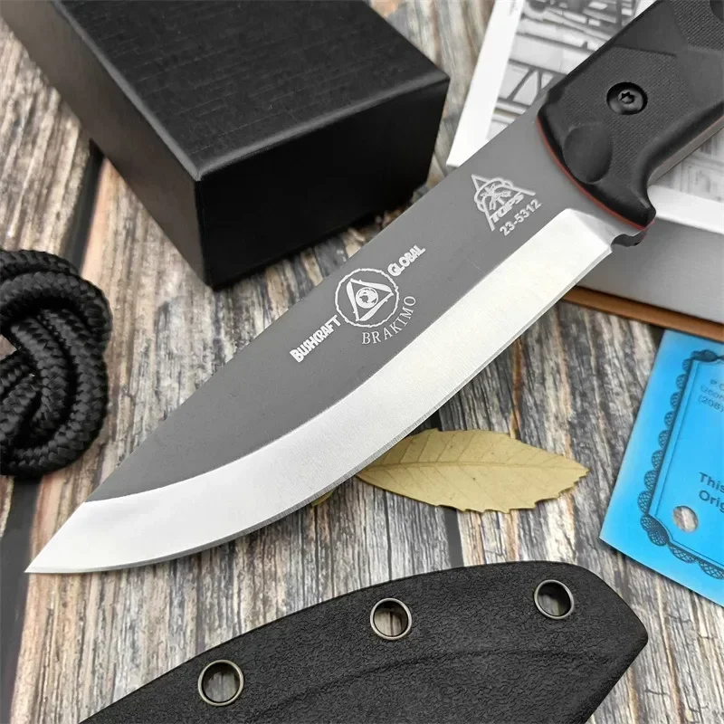 ポータブル D2 鋼固定刃アウトドアサバイバルナイフナイロン - Edc Concealed Carry Knife のレビューと価格