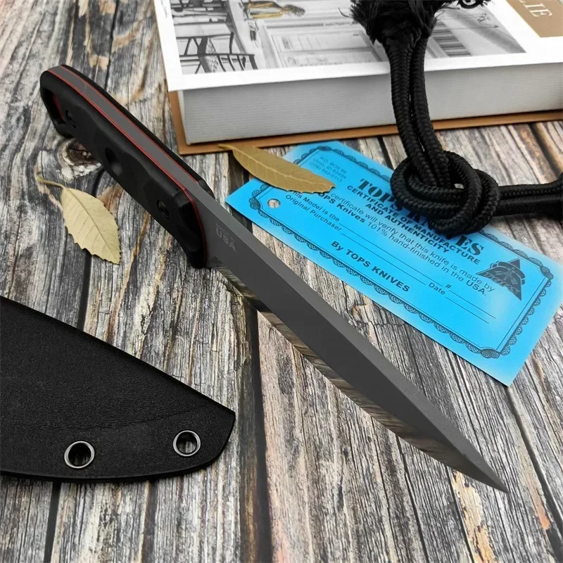 ポータブル D2 鋼固定刃アウトドアサバイバルナイフナイロン - Edc Concealed Carry Knife のレビューと価格