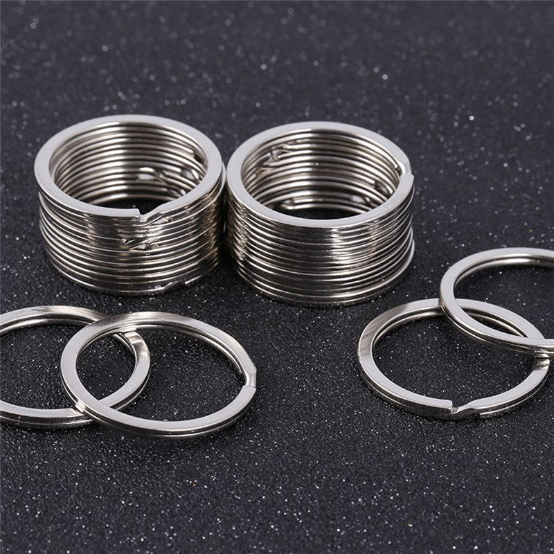 キーホルダー用スプリットリング,28mm,ニッケルコンパス付 - Compass Keychain Mini のレビューと価格
