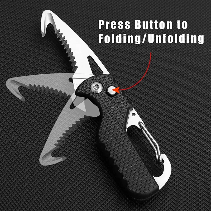 ポータブル多機能エクスプレスパーセルナイフキーホルダー鋸歯状 - Edc Carry Box のレビューと価格
