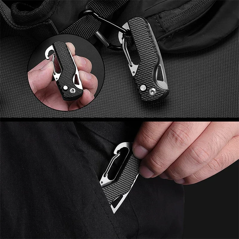 ポータブル多機能エクスプレスパーセルナイフキーホルダー鋸歯状 - Edc Carry Box のレビューと価格