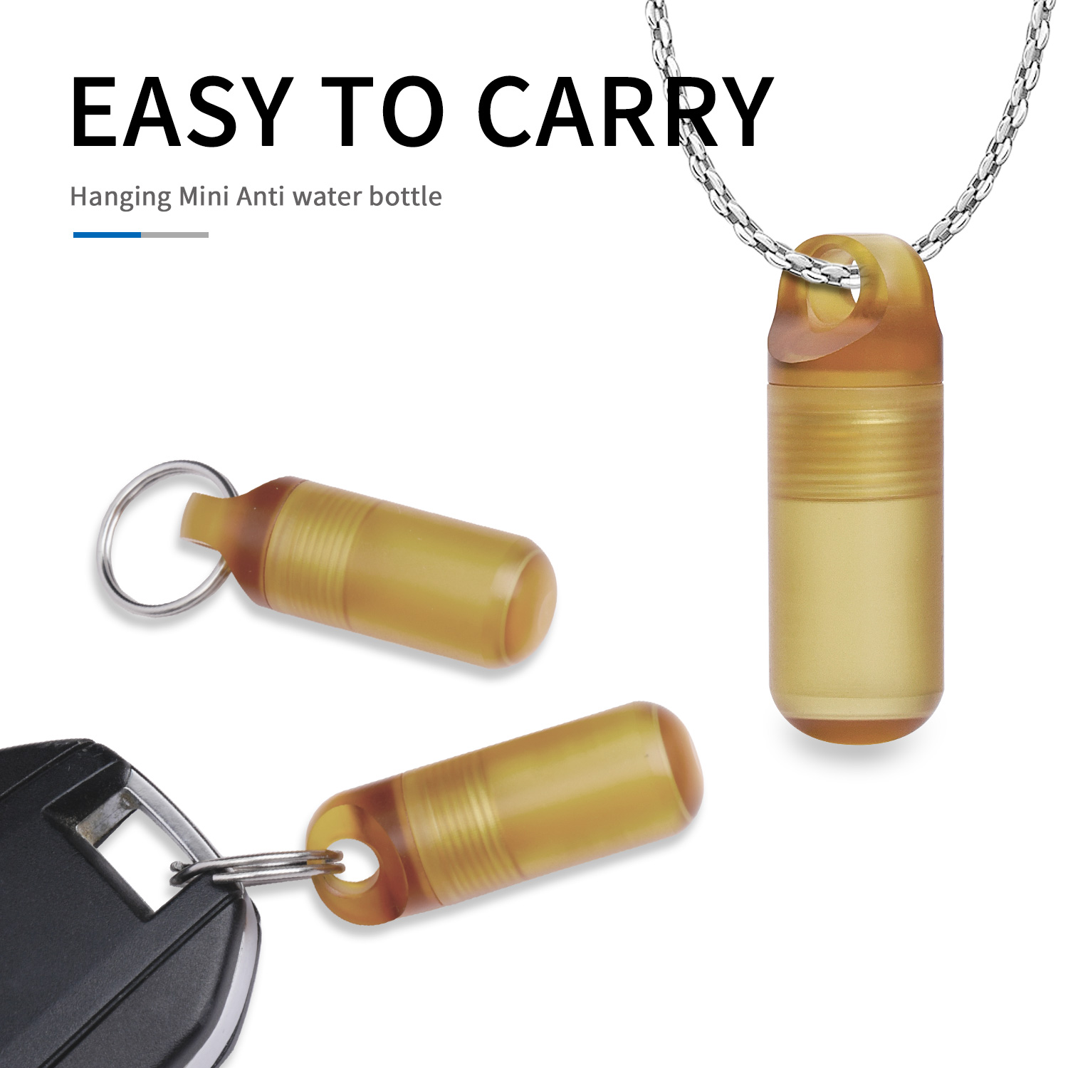 ミニポータブルピルボックス防水ボトル PEI 密封キャリーオ - Edc Pill Carry のレビューと価格