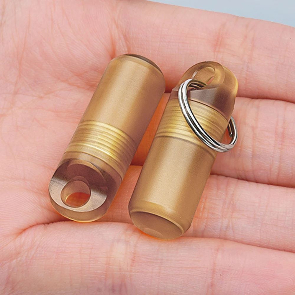 ミニポータブルピルボックス防水ボトル PEI 密封キャリーオ - Edc Pill Carry のレビューと価格