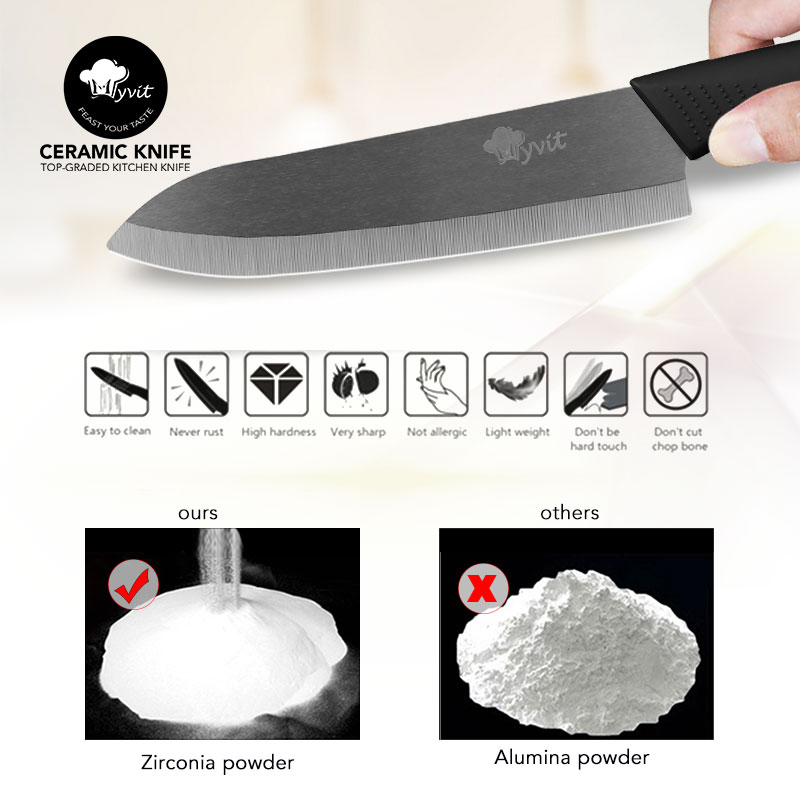 セラミックナイフ キッチンナイフセット 3 4 5 6インチ - Pocket Knife Ceramic のレビューと価格