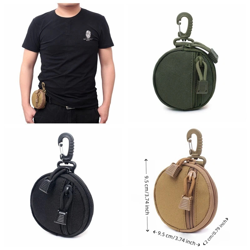 多機能アウトドアウエストバッグ、タクティカルナイロンミニキー - Edc Deep Carry のレビューと価格