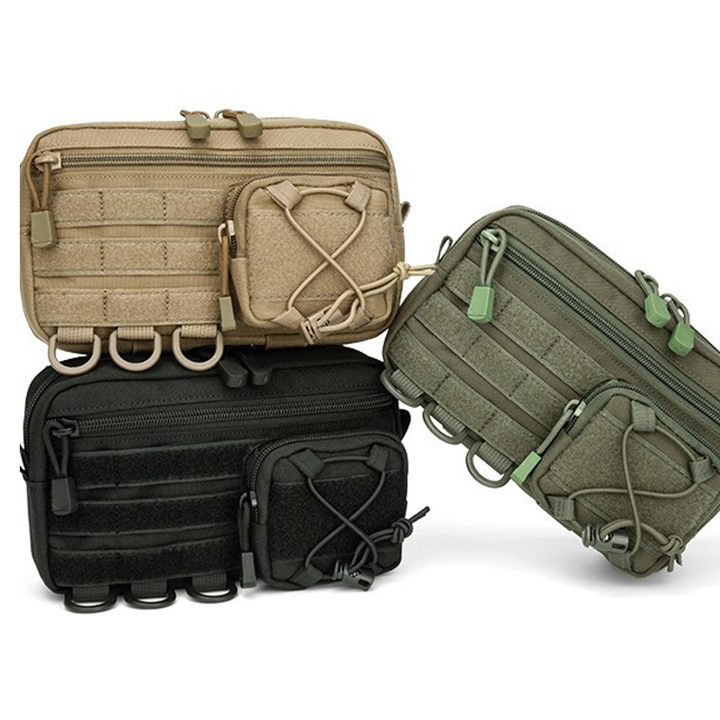 MOLLE水平戦術アドミンポーチフロントドローストリングポケ - Edc Front Carry Bag のレビューと価格