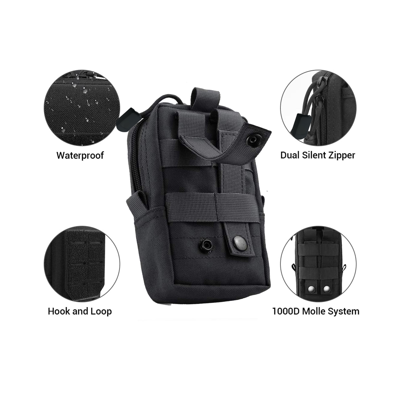 男性用タクティカルハイウエストバッグ,ツールポーチ,ユーティ - Edc Deep Carry のレビューと価格