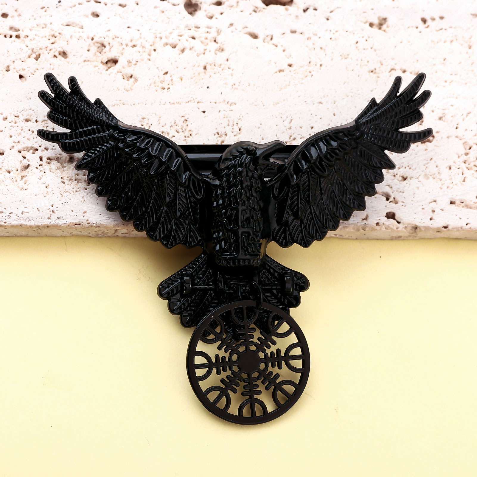 ヴィンテージ バイキング ブラック クロウ ネックレス オー - Compass Keychain Mini のレビューと価格
