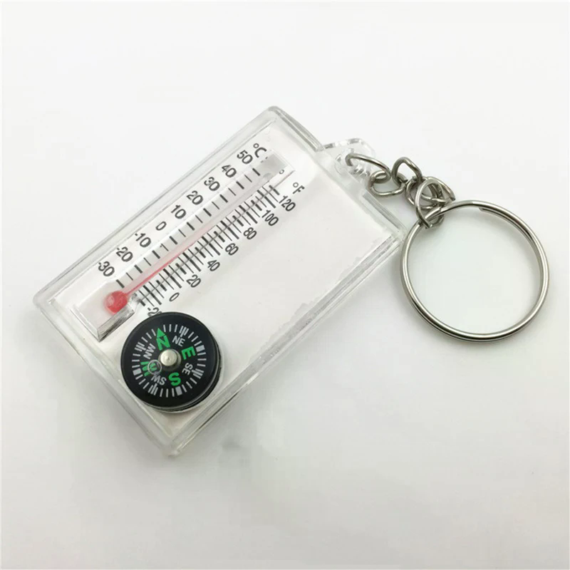 アウトドア登山用バックルコンパス ポインターキャンプツール  - Compass Keychain Mini のレビューと価格