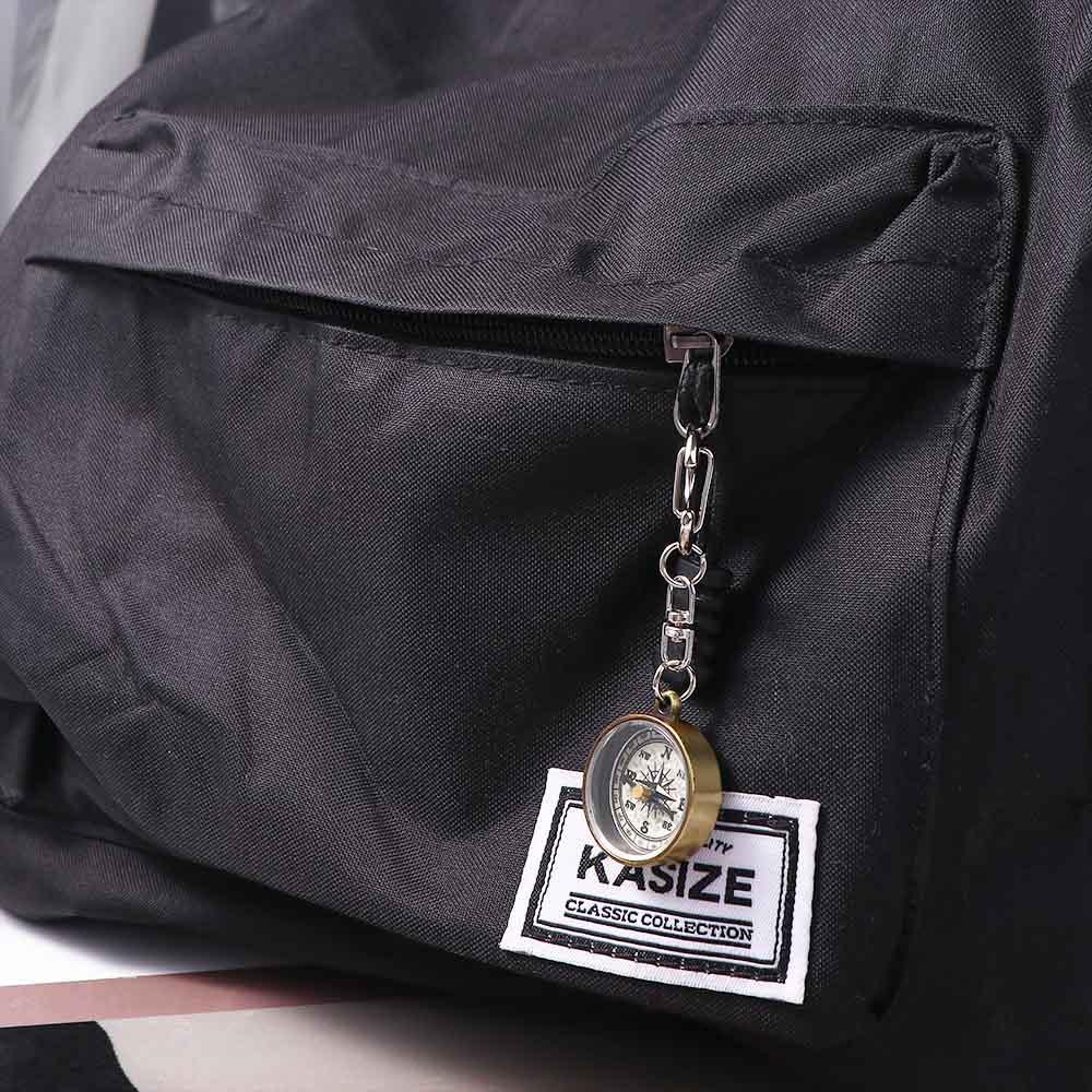 1 個キーホルダー亜鉛合金ヴィンテージポータブル登山用品ペン - Compass Keychain Mini のレビューと価格