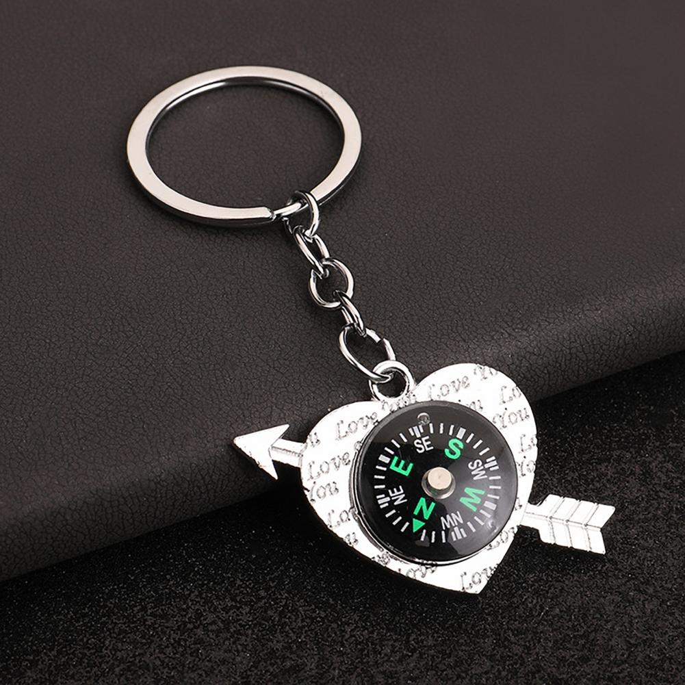 高級感のあるキーホルダー ミニ合金コンパスキーホルダー ハイ - Compass Keychain Mini のレビューと価格