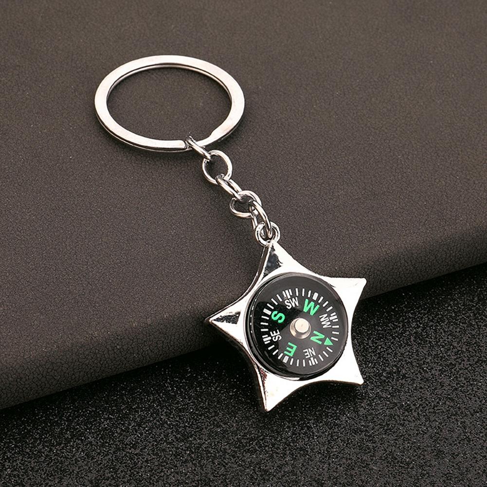 高級感のあるキーホルダー ミニ合金コンパスキーホルダー ハイ - Compass Keychain Mini のレビューと価格