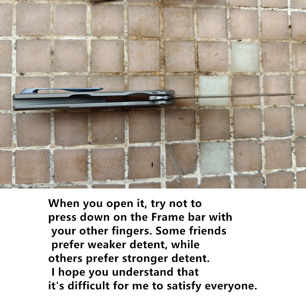 JUFULE ベアヘッド F7 セラミックベアリング チタン - Pocket Knife Ceramic のレビューと価格