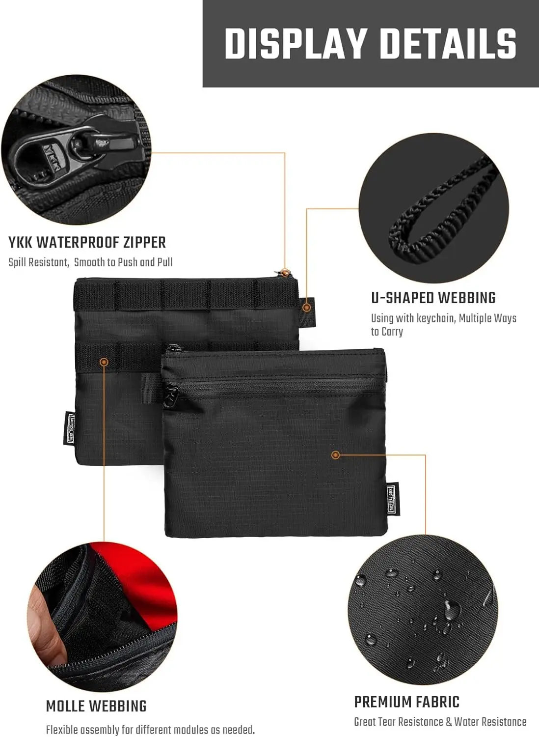 TACTICAL GEEK A14 スリム EDC ポーチ、 - Edc Concealed Carry Bag のレビューと価格