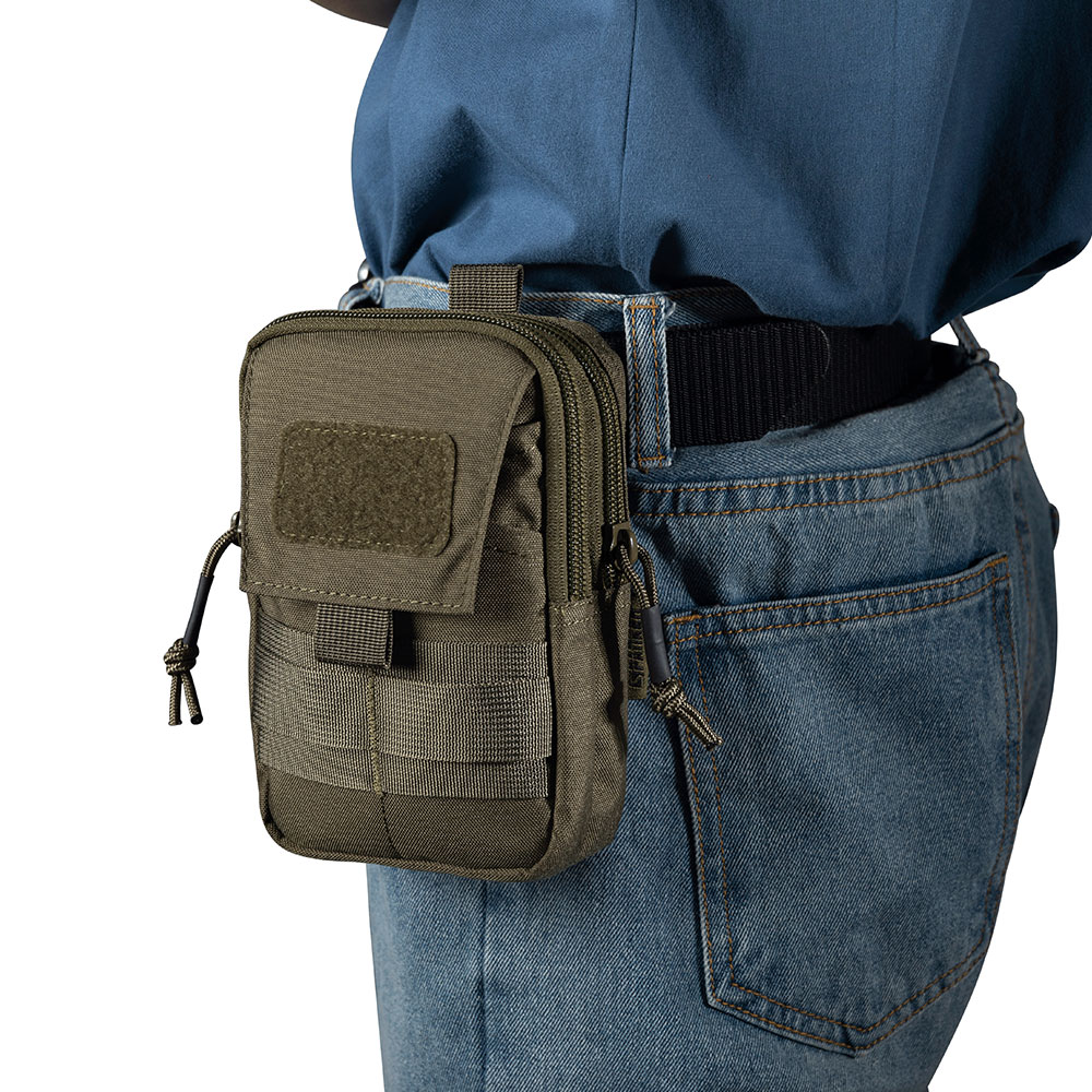 優れたライトスペインの戦術的なウエストフォンバッグ,携帯電話 - Edc Concealed Carry Bag のレビューと価格