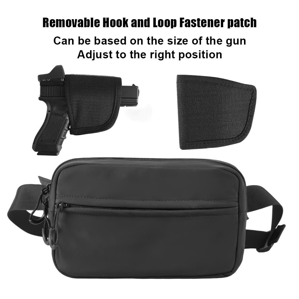 タクティカルクロスボディバッグ ピストルウエストパック 隠し - Edc Concealed Carry Bag のレビューと価格