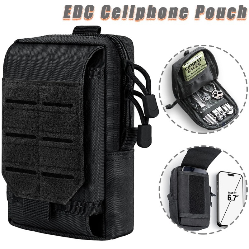戦術的なMOLLE EDCユーティリティウエストバッグ＆携帯 - Edc Carry Box のレビューと価格
