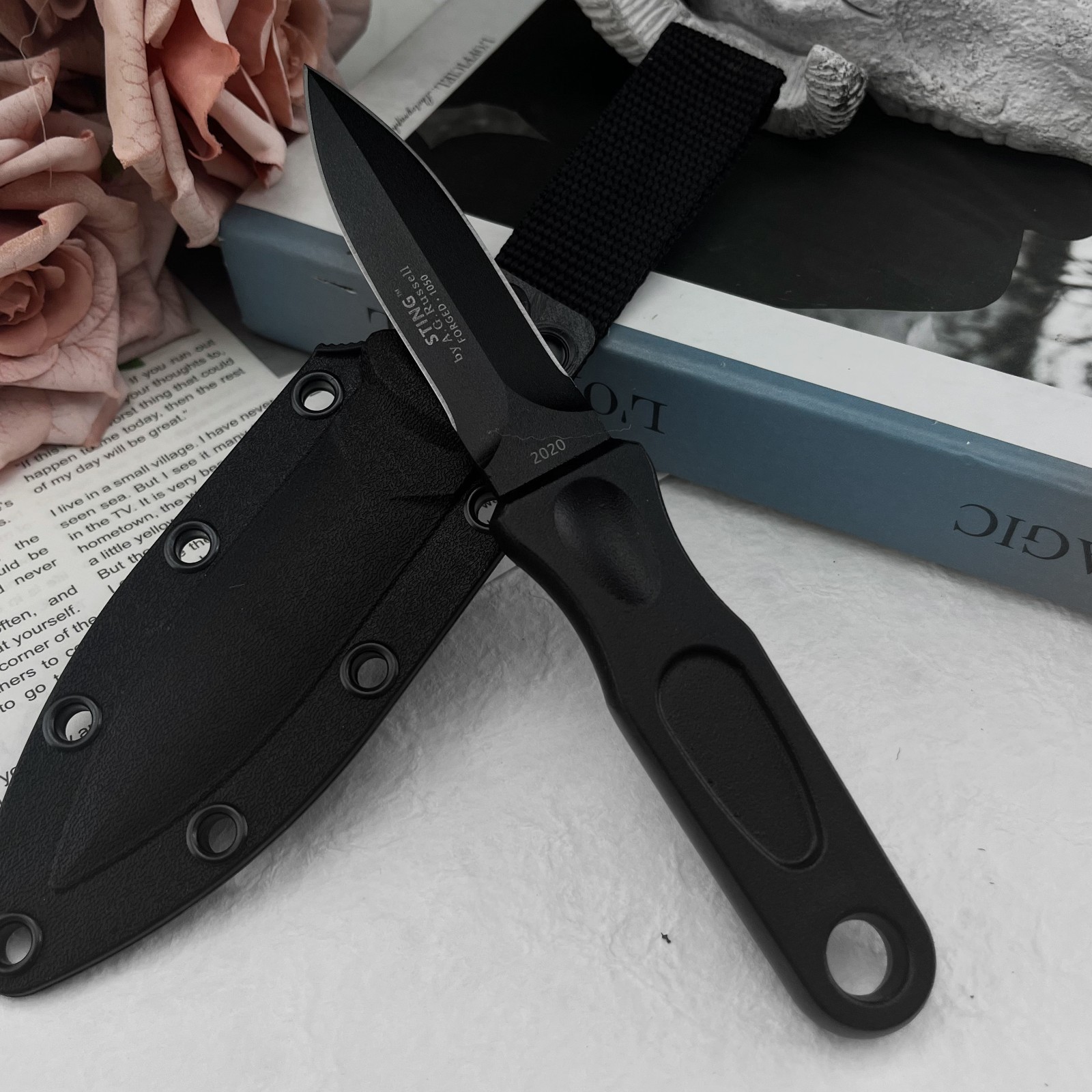 多機能固定刃ナイフ 8Cr13MoV鋼 アウトドアキャンプ用 - Edc Everyday Carry Gear のレビューと価格