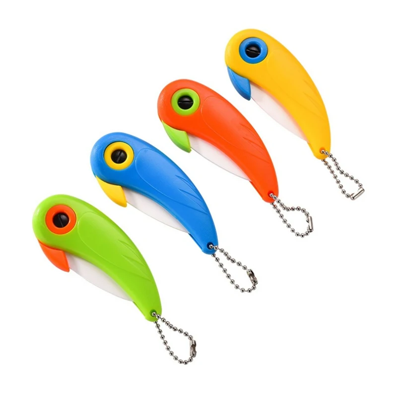 折りたたみ式カッター、ピクニックランチ、鳥、ミニフルーツ、カ - Pocket Knife Ceramic のレビューと価格