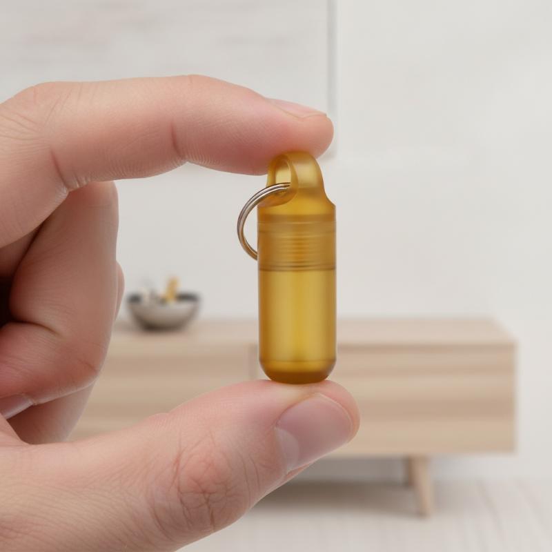 小型PEIピルボトル多機能収納ボックスポータブルアウトドアツ - Edc Pill Carry のレビューと価格